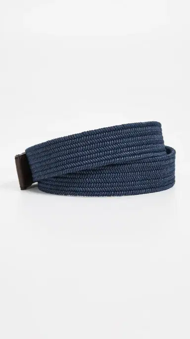 Polo Ralph Lauren 34mm Braided tretch Belt Navy | Thumbnail 4 Polo Ralph Lauren 34mm Braided tretch Belt Navy | Thumbnail 4