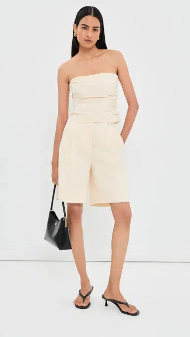 ANINE BING Bryson Shorts Cream | Thumbnail 5 ANINE BING Bryson Shorts Cream | Thumbnail 5