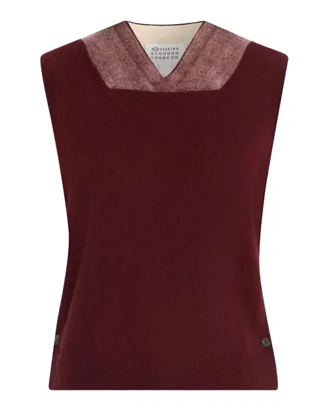 Fused Wool Knit Vest Fused Wool Knit Vest