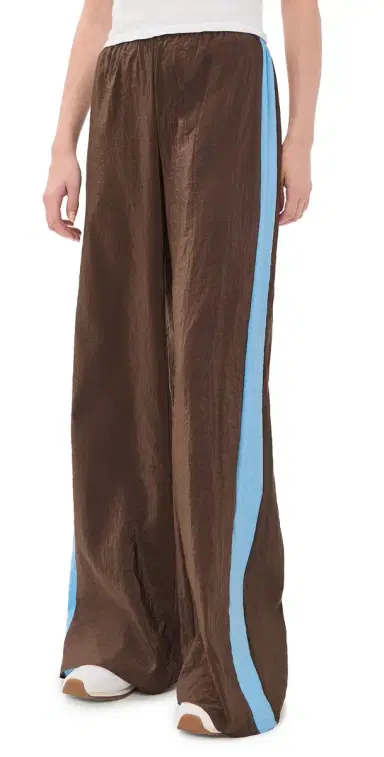 La Ligne ide tripe Colby Pants Chocolate/Cerulean | Thumbnail 1 La Ligne ide tripe Colby Pants Chocolate/Cerulean | Thumbnail 1
