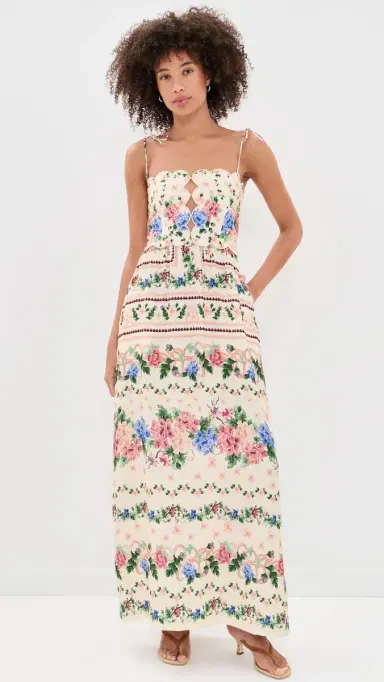 Agua Bendita Julia Ivy Maxi Dress ulticolor | Thumbnail 2 Agua Bendita Julia Ivy Maxi Dress ulticolor | Thumbnail 2