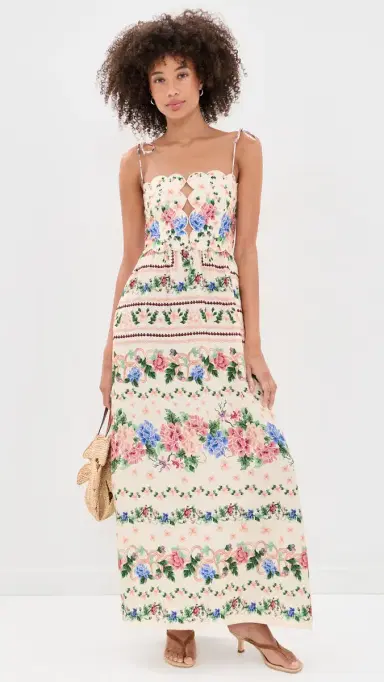 Agua Bendita Julia Ivy Maxi Dress ulticolor | Thumbnail 5 Agua Bendita Julia Ivy Maxi Dress ulticolor | Thumbnail 5