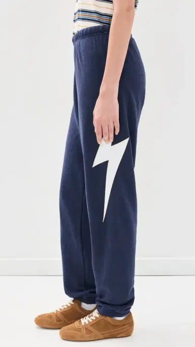 Aviator Nation Bolt titch weatpants Navy/White | Thumbnail 5 Aviator Nation Bolt titch weatpants Navy/White | Thumbnail 5