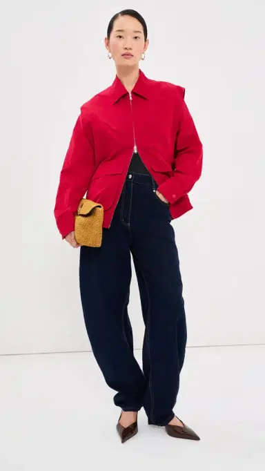 Tibi Aleda Denim Jeans Indigo | Thumbnail 2 Tibi Aleda Denim Jeans Indigo | Thumbnail 2