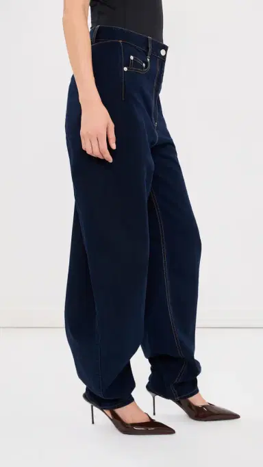 Tibi Aleda Denim Jeans Indigo | Thumbnail 5 Tibi Aleda Denim Jeans Indigo | Thumbnail 5