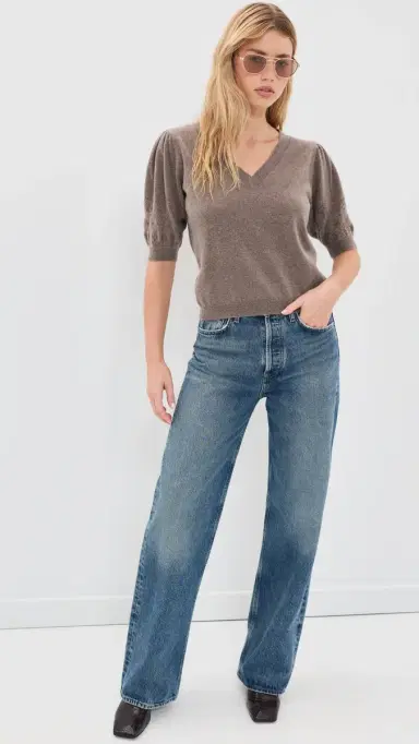 Ulla Johnson Reina uff Cashmere Top Driftwood | Thumbnail 5 Ulla Johnson Reina uff Cashmere Top Driftwood | Thumbnail 5