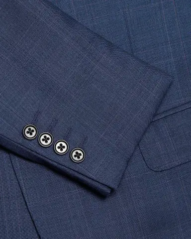 Emporio Armani Men's Micro-Plaid Wool-Blend Suit | Thumbnail 6 Emporio Armani Men's Micro-Plaid Wool-Blend Suit | Thumbnail 6