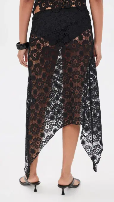 LIONESS Trophy Midi Skirt Noir | Thumbnail 3 LIONESS Trophy Midi Skirt Noir | Thumbnail 3
