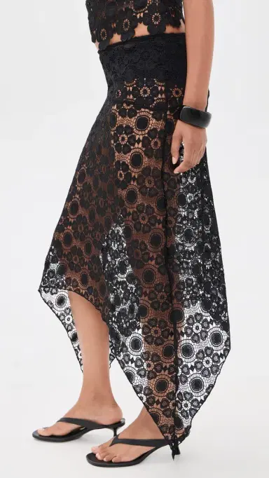 LIONESS Trophy Midi Skirt Noir | Thumbnail 4 LIONESS Trophy Midi Skirt Noir | Thumbnail 4
