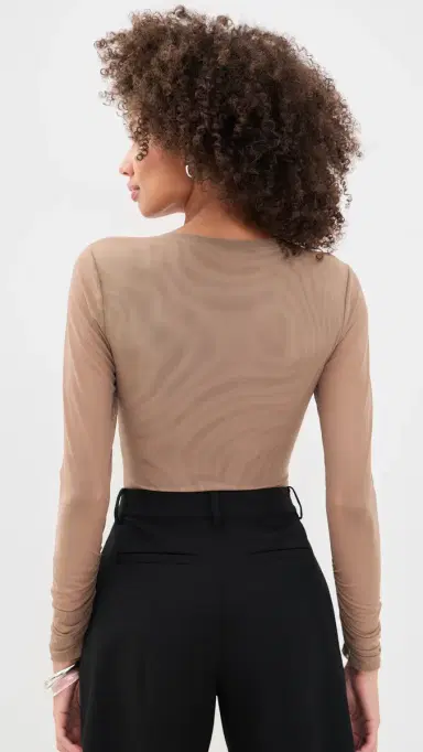 L'AGENCE Thalassa High Cut Thong Bodysuit Cardamom | Thumbnail 3 L'AGENCE Thalassa High Cut Thong Bodysuit Cardamom | Thumbnail 3