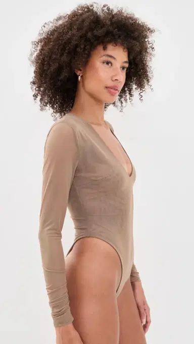 L'AGENCE Thalassa High Cut Thong Bodysuit Cardamom | Thumbnail 4 L'AGENCE Thalassa High Cut Thong Bodysuit Cardamom | Thumbnail 4