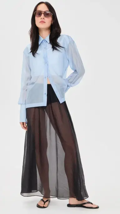 VRG GRL olara heer Midi Skirt Black | Thumbnail 2 VRG GRL olara heer Midi Skirt Black | Thumbnail 2