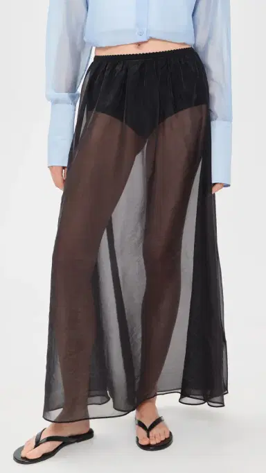 VRG GRL olara heer Midi Skirt Black | Thumbnail 3 VRG GRL olara heer Midi Skirt Black | Thumbnail 3