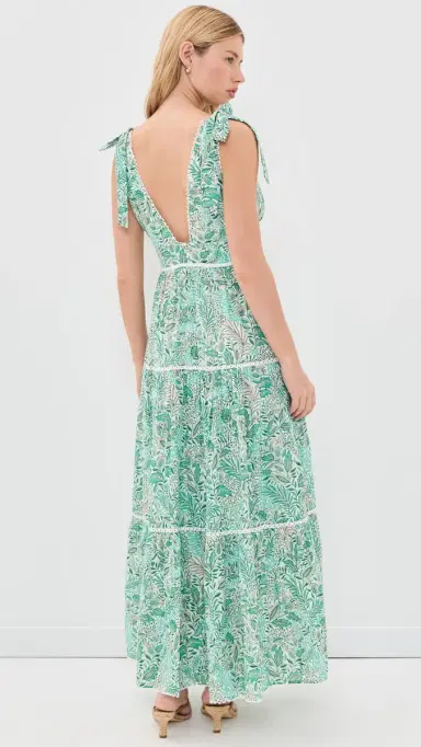 Poupette St Barth ong Perla Dress Green Palmarosa | Thumbnail 3 Poupette St Barth ong Perla Dress Green Palmarosa | Thumbnail 3