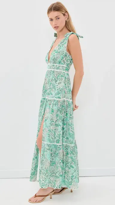 Poupette St Barth ong Perla Dress Green Palmarosa | Thumbnail 4 Poupette St Barth ong Perla Dress Green Palmarosa | Thumbnail 4