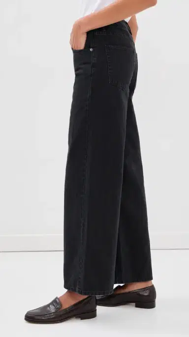 Nili Lotan Marlene Jeans Carbon | Thumbnail 3 Nili Lotan Marlene Jeans Carbon | Thumbnail 3