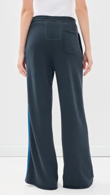 Aviator Nation 5 tripe Wide Leg weatpants Charcoal | Thumbnail 3 Aviator Nation 5 tripe Wide Leg weatpants Charcoal | Thumbnail 3