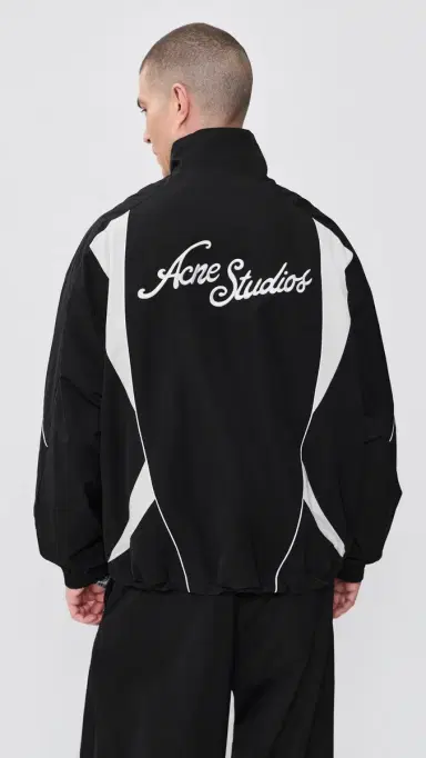 Acne Studios Ofit Peachy Technical Blend Jacket Black | Thumbnail 3 Acne Studios Ofit Peachy Technical Blend Jacket Black | Thumbnail 3