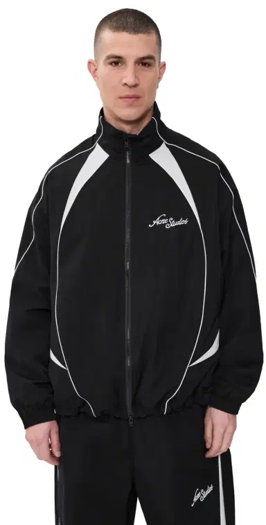 Acne Studios Ofit Peachy Technical Blend Jacket Black | Thumbnail 1 Acne Studios Ofit Peachy Technical Blend Jacket Black | Thumbnail 1
