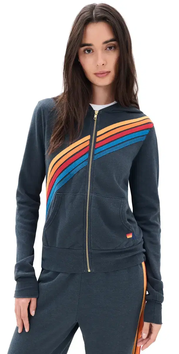 Disco Zip Hoodie Charcoal Disco Zip Hoodie Charcoal