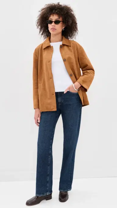 o.p.t o. p.t Vrinda Faux Suede Jacket | Thumbnail 5 o.p.t o. p.t Vrinda Faux Suede Jacket | Thumbnail 5