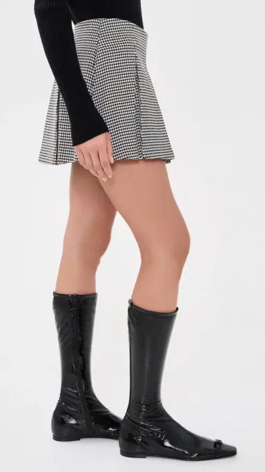 Alice + Olivia Emilie Pleated Mini Skirt Black/Multi | Thumbnail 4 Alice + Olivia Emilie Pleated Mini Skirt Black/Multi | Thumbnail 4