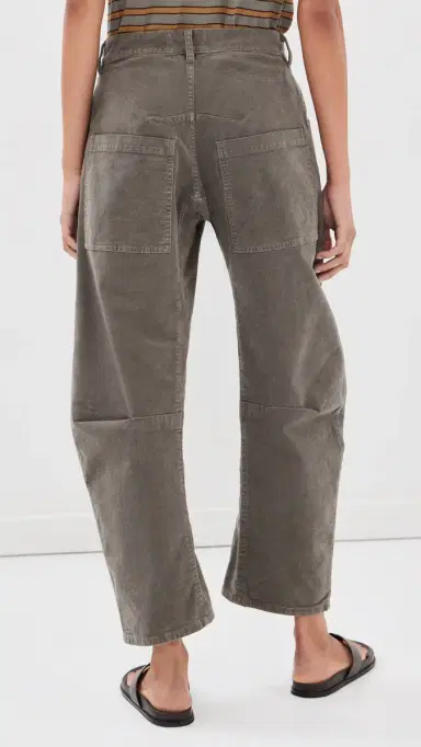 Nili Lotan Shon Barrel Pants Sage Grey | Thumbnail 4 Nili Lotan Shon Barrel Pants Sage Grey | Thumbnail 4