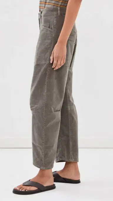 Nili Lotan Shon Barrel Pants Sage Grey | Thumbnail 5 Nili Lotan Shon Barrel Pants Sage Grey | Thumbnail 5