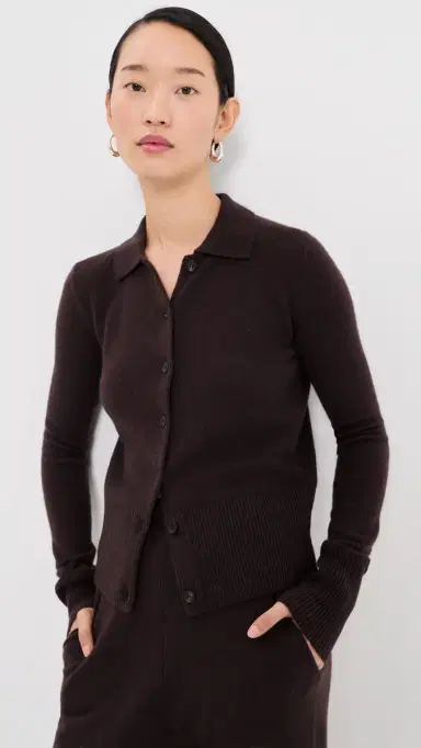 Le Kasha Fraga Cashmere Cardigan Prune | Thumbnail 2 Le Kasha Fraga Cashmere Cardigan Prune | Thumbnail 2