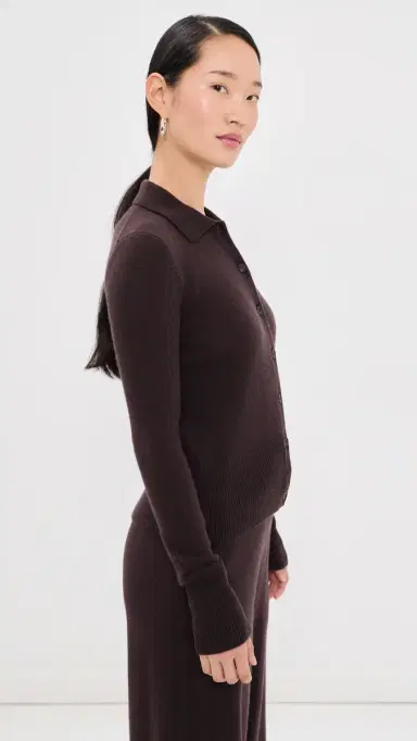 Le Kasha Fraga Cashmere Cardigan Prune | Thumbnail 4 Le Kasha Fraga Cashmere Cardigan Prune | Thumbnail 4