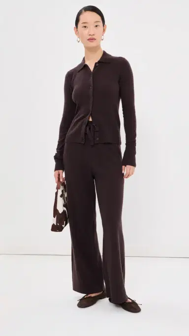 Le Kasha Fraga Cashmere Cardigan Prune | Thumbnail 5 Le Kasha Fraga Cashmere Cardigan Prune | Thumbnail 5