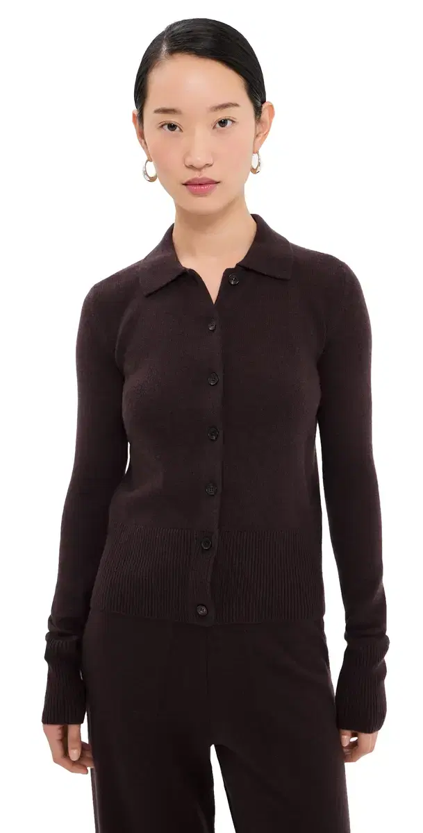 Fraga Cashmere Cardigan Prune Fraga Cashmere Cardigan Prune