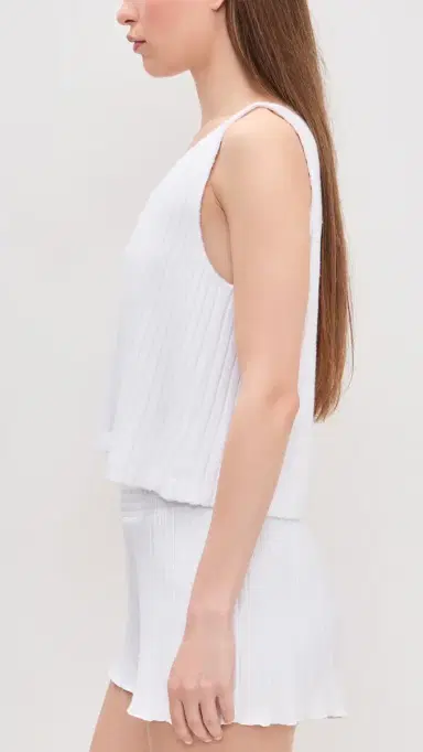 Z Supply loane Rib Tank Top White | Thumbnail 4 Z Supply loane Rib Tank Top White | Thumbnail 4