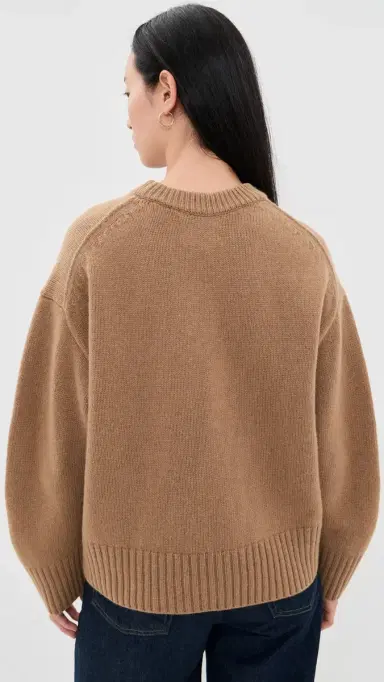Citizens of Humanity Freshman Crewneck Sweater Camel | Thumbnail 3 Citizens of Humanity Freshman Crewneck Sweater Camel | Thumbnail 3