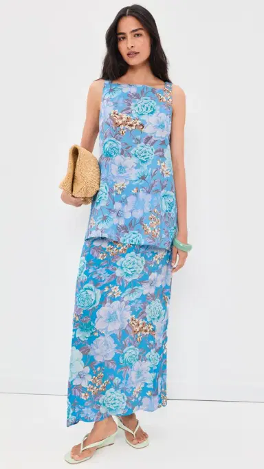 La Maregold The Clara Top Turquoise Garden ymphony | Thumbnail 5 La Maregold The Clara Top Turquoise Garden ymphony | Thumbnail 5