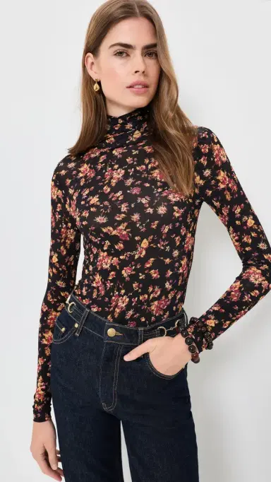 Ulla Johnson Aurelia Long Sleeve Jersey Top | Thumbnail 2 Ulla Johnson Aurelia Long Sleeve Jersey Top | Thumbnail 2