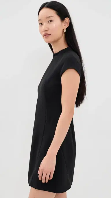 Theory Raglan Mini Dress Black | Thumbnail 4 Theory Raglan Mini Dress Black | Thumbnail 4