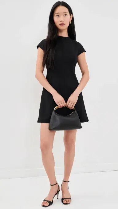 Theory Raglan Mini Dress Black | Thumbnail 5 Theory Raglan Mini Dress Black | Thumbnail 5