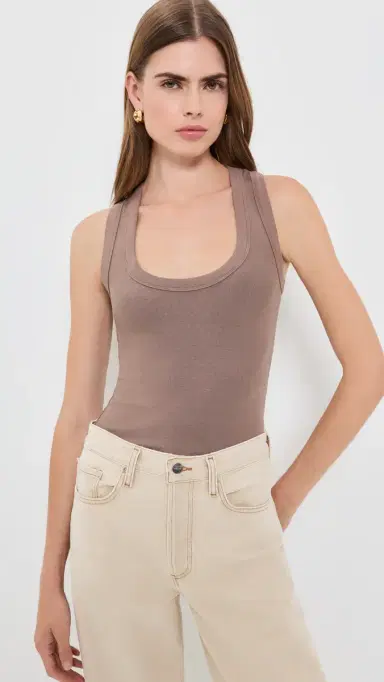 L'AGENCE hania Racerback Tank Cardamom | Thumbnail 2 L'AGENCE hania Racerback Tank Cardamom | Thumbnail 2
