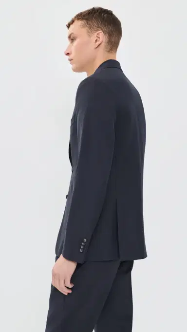 OFFICINE GÉNÉRALE Arthus Italian Fresco Wool Jacket Dark Navy | Thumbnail 4 OFFICINE GÉNÉRALE Arthus Italian Fresco Wool Jacket Dark Navy | Thumbnail 4