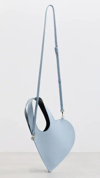 Coperni Mini Heart Tote Blue Light One Size | Thumbnail 4 Coperni Mini Heart Tote Blue Light One Size | Thumbnail 4