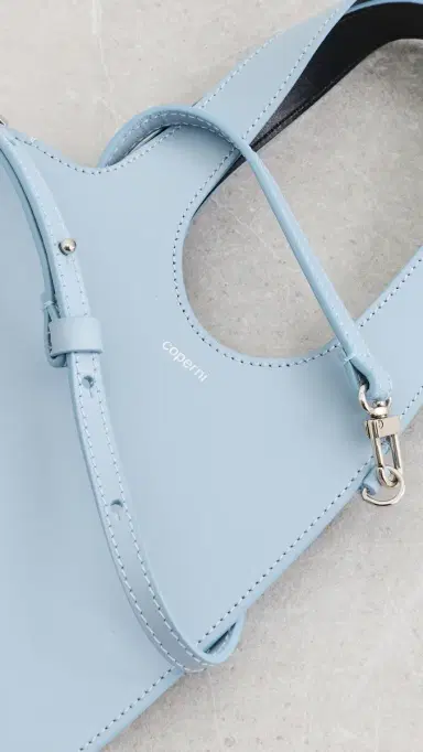 Coperni Mini Heart Tote Blue Light One Size | Thumbnail 5 Coperni Mini Heart Tote Blue Light One Size | Thumbnail 5