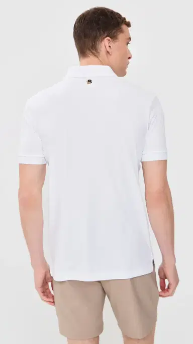 BOSS Active Quick-Dry Polo Shirt White | Thumbnail 3 BOSS Active Quick-Dry Polo Shirt White | Thumbnail 3