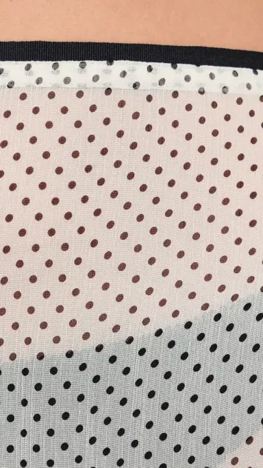 Hunza G heer Polka-Dot Skirt Vanilla Polka Dot Crepe | Thumbnail 6 Hunza G heer Polka-Dot Skirt Vanilla Polka Dot Crepe | Thumbnail 6