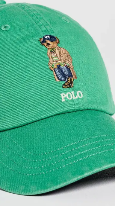 Polo Ralph Lauren Litchfield Bear Cap Raft Green One Size | Thumbnail 4 Polo Ralph Lauren Litchfield Bear Cap Raft Green One Size | Thumbnail 4