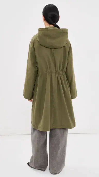 Nili Lotan Delmar Parka Dark Laurel | Thumbnail 3 Nili Lotan Delmar Parka Dark Laurel | Thumbnail 3