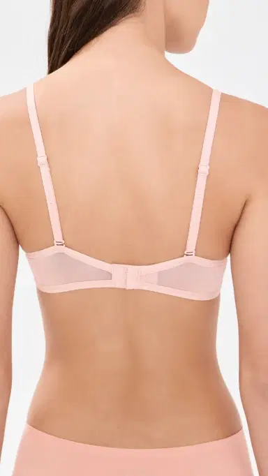 b.tempt'd by Wacoal b. tempt'd by Wacoal Full Transparency Plunge Contour Bra Rose Smoke | Thumbnail 3 b.tempt'd by Wacoal b. tempt'd by Wacoal Full Transparency Plunge Contour Bra Rose Smoke | Thumbnail 3