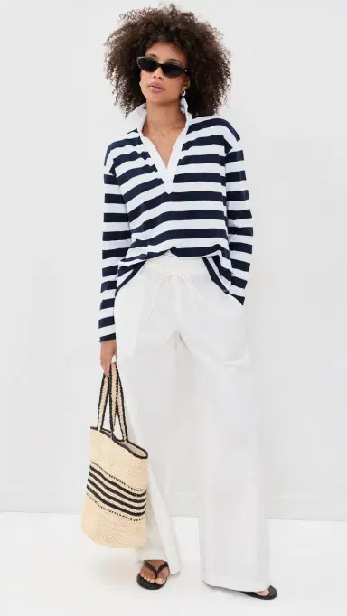 Frank & Eileen Patrick Popover Henley Nautical tripe | Thumbnail 5 Frank & Eileen Patrick Popover Henley Nautical tripe | Thumbnail 5
