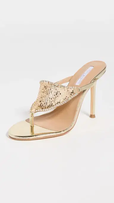 Tony Bianco Demure Heels Gold Glomesh | Thumbnail 2 Tony Bianco Demure Heels Gold Glomesh | Thumbnail 2