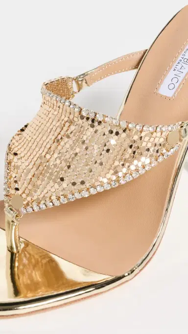 Tony Bianco Demure Heels Gold Glomesh | Thumbnail 6 Tony Bianco Demure Heels Gold Glomesh | Thumbnail 6